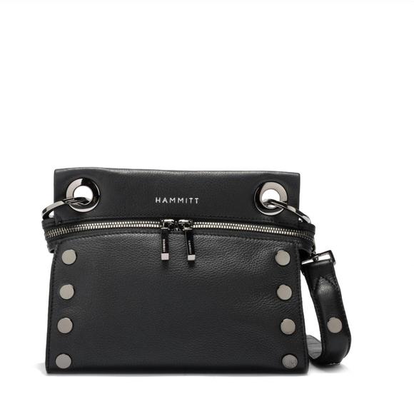 HAMMITT Handbags - NEW HAMMITT tony signature crossbody bag in black/gunmetal